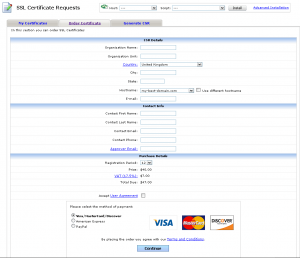 SSL Certificates now available in Web Hosting Control Panel