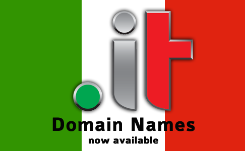 .IT domain names now available for registration