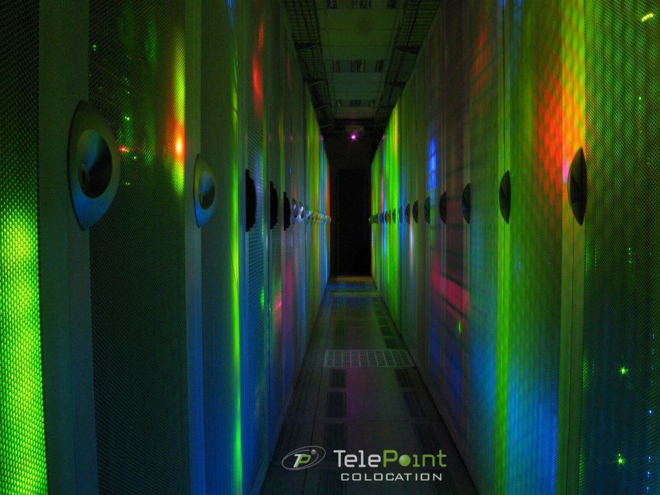 TelePoint data center at night