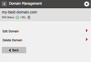 Hosted Domains Management