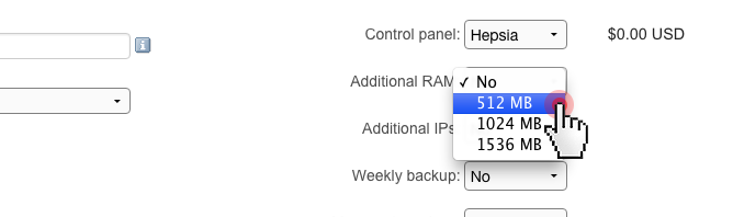 VPS - new RAM upgrade quotas