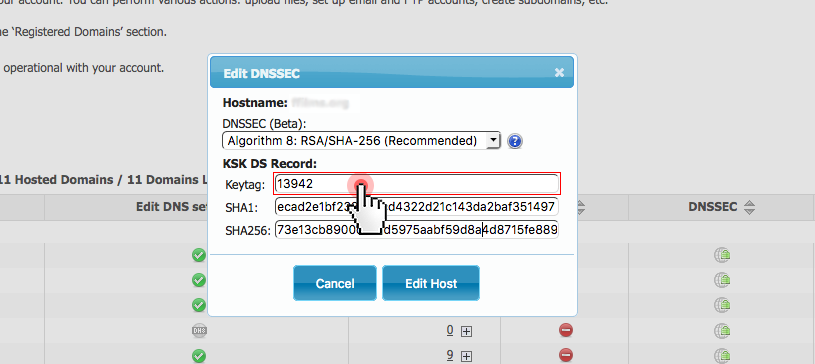 DNSSEC - get DS records