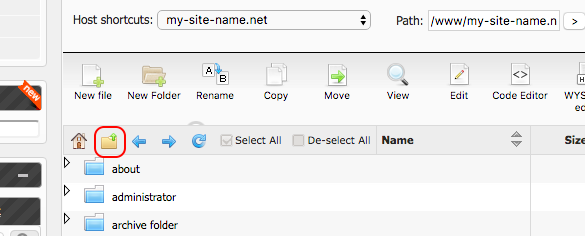 Daily data backups in Control Panel - step 7