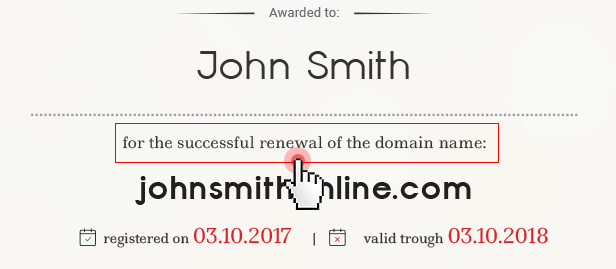 Domain certificates - renewal