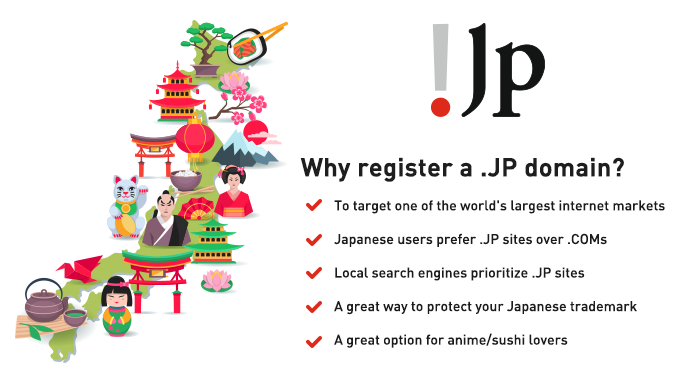 .JP domain names - why register .JP?